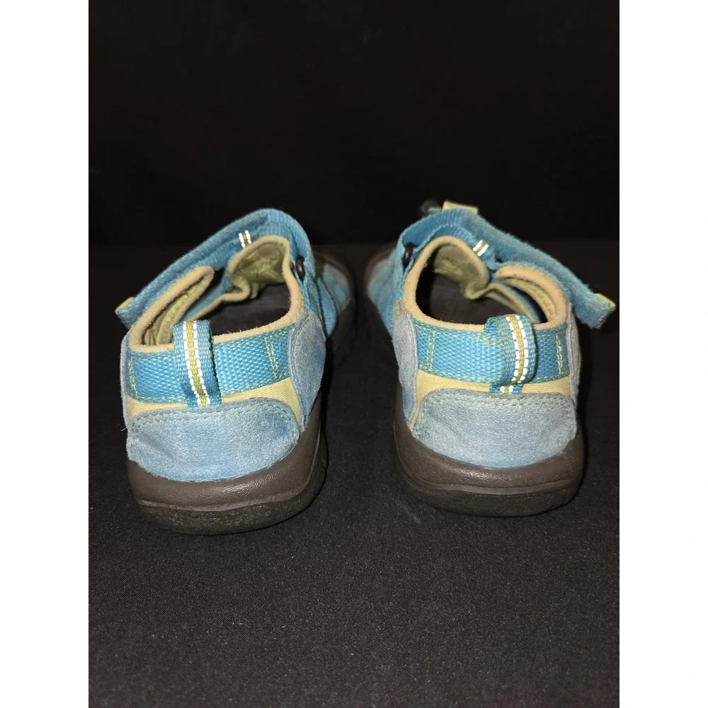 keen newport kids‎ youth size 2 shoes green wateproof athletic sandals